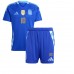 Maillot de foot Argentine Lionel Messi #10 Extérieur vêtements enfant Copa America 2024 Manches Courtes (+ pantalon court)